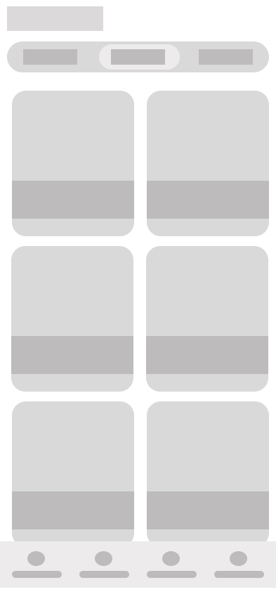 Friends Page wireframe